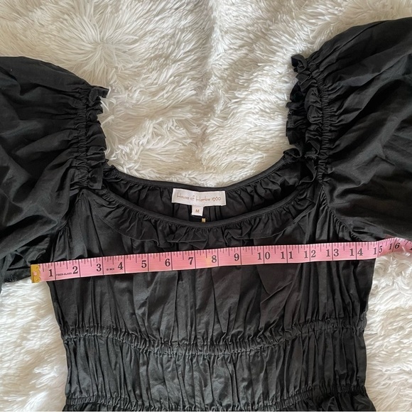 House of Harlow | Puff Sleeve Black Mini Dress NWT, medium - Picture 11 of 15